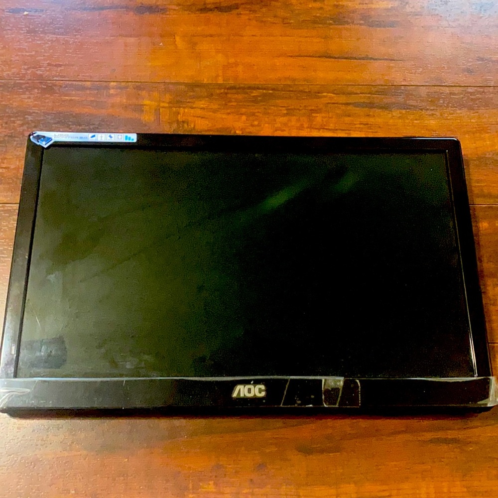 AOC Screen Monitor With USB Black Brand new no box just plug in and use